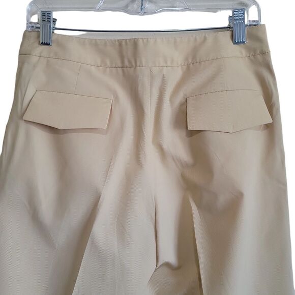 Ronit Zilkha Yellow Wideleg Dress Pants Sz 12 - Picture 8 of 10